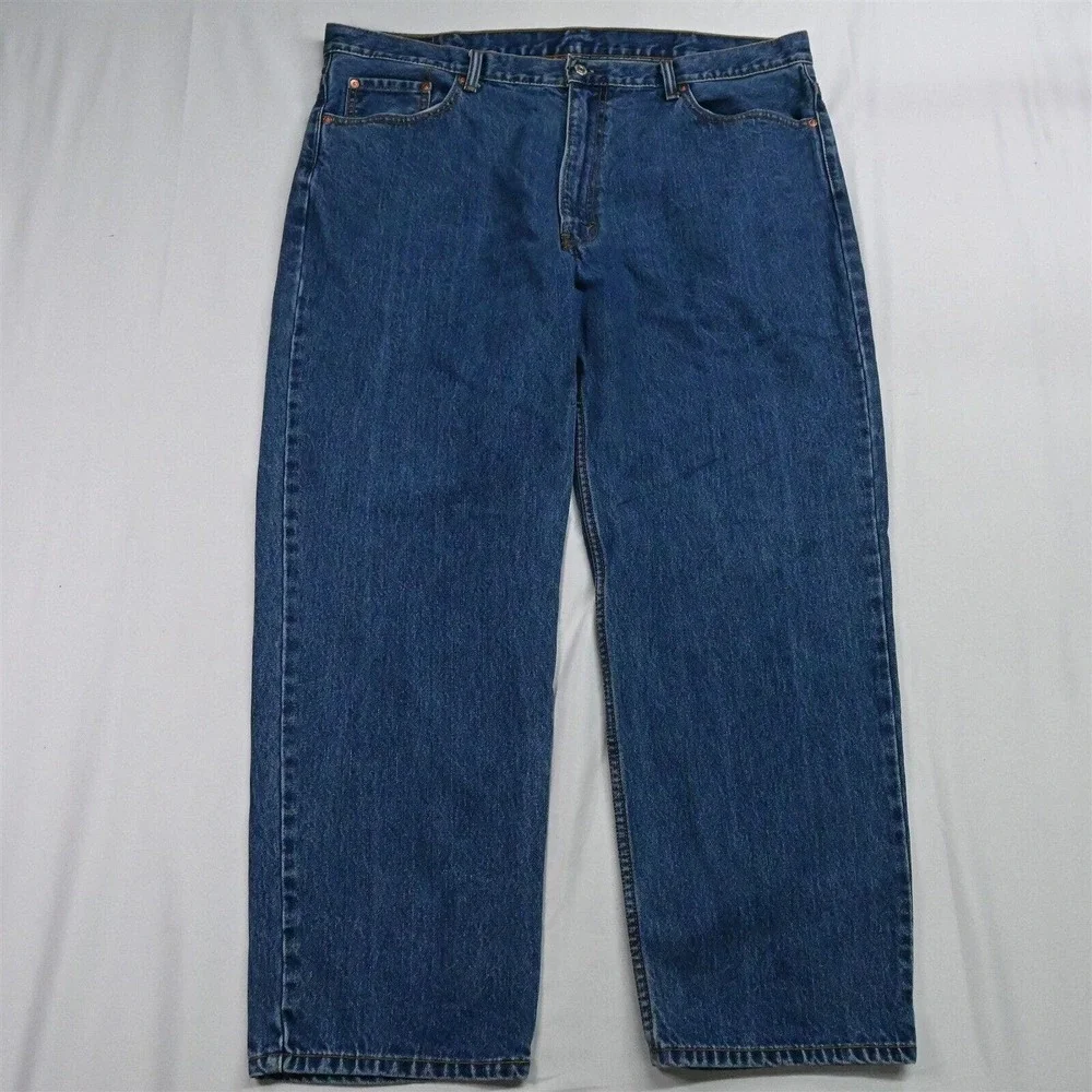 Levi's 42 x 30‎ 550 Relaxed Fit Dark Stonewash Denim Jeans
